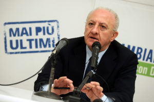 De Luca: “Il Pd a Napoli è disprezzato e non è credibile”