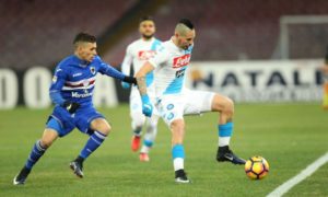 Sampdoria-Napoli 2-4 ma non basta: il Napoli resta terzo