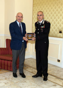 On. Alfano in visita al Comando dei Carabinieri "Ogaden"