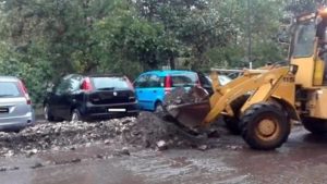 Paura a Montoro per una frana di fango dal monte Salto