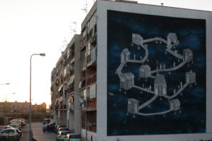 Ponticelli, nuova opera di street art dedicata a Pino Daniele