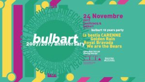 Lanificio 25 di Napoli, Bulbart festeggia 10 anni di musica indipendente