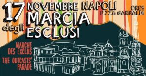 Marcia degli esclusi, Napoli manifesta per i diritti di chi non ha voce
