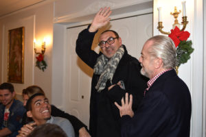 Calcio Napoli. Gli azzurri a cena a Villa D'Angelo