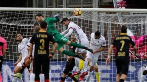 Benevento Calcio, il portiere Brignoli fa la storia contro il Milan