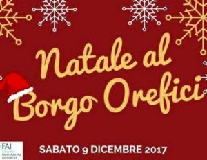 Il Borgo Orefici luccica di eventi e visite guidate per il Natale 2017