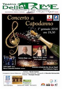 Concerto di Capodanno 2018 al Teatro delle Palme con “Noi per Napoli”