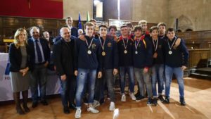 FIN Campania, i campioni del 2017 premiati al Maschio Angioino