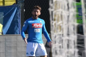 Calcio Napoli: Gli azzurri vincono a Bergamo con un gol di Mertens