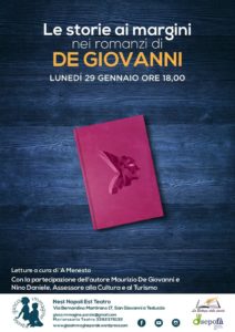 Storie ai margini: Maurizio De Giovanni presenta “Souvenir” al NEST