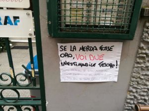 Cronaca di Napoli, movida: messaggio di insulti al Vomero contro due residenti