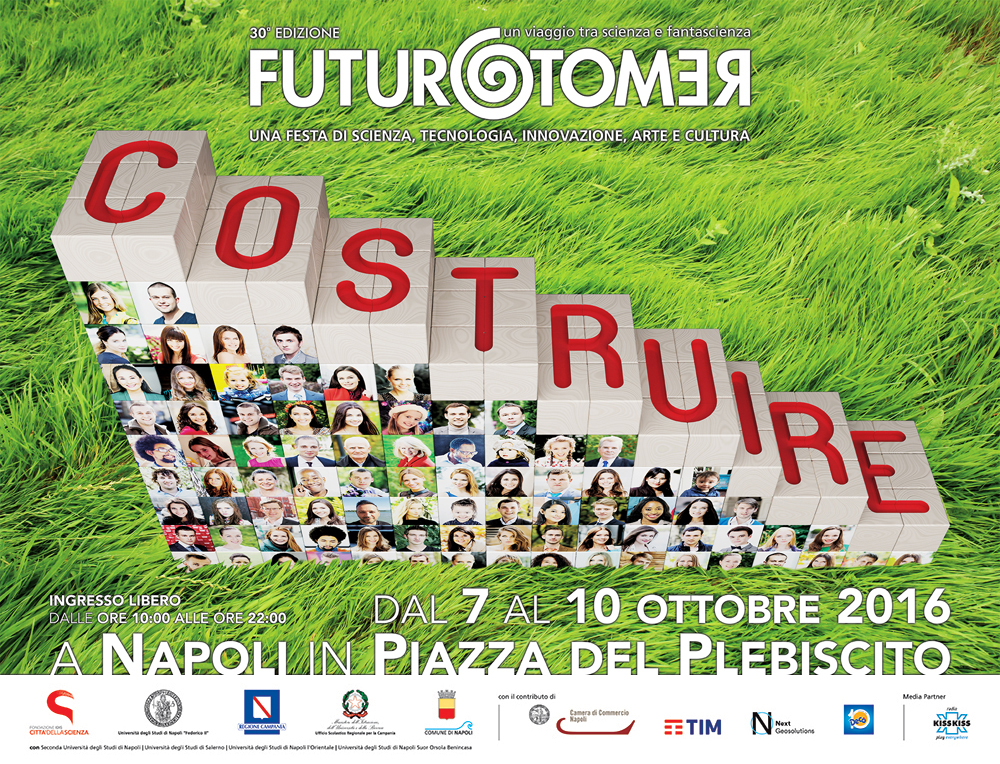 futuro-remoto FUTURO REMOTO 2016: scienza, tecnologia e cultura. Dal 7 al 10 ottobre a Napoli
