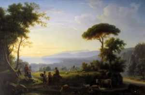 Palazzo Reale, Smargiassi, Paesaggio di Sorrento con pastori e armenti