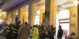Cronaca di Napoli, rapina in Banca: ladri in fuga con ostaggi