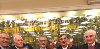 Il canottiere Franco Roberti festeggiato dal Circolo Canottieri Napoli