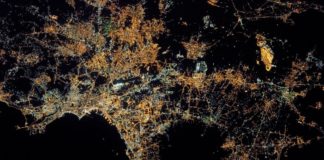 napoli dallo spazio