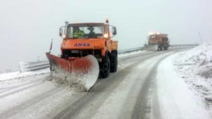 Allerta meteo Campania: calo termico e neve a quote collinari