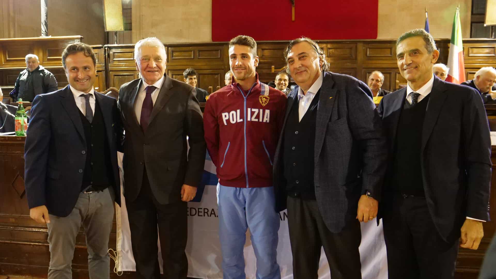 FIN Campania, i campioni del 2017 premiati al Maschio Angioino
