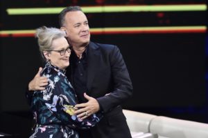 Che Tempo che fa: Hanks, Spielberg e Meryl Streep ospiti da Fabio Fazio