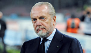 Calcio Napoli, De Laurentiis: "Il calcio italiano va demolito"