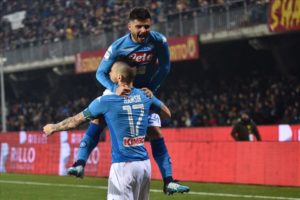 Calcio Napoli: Mertens ed Hamsik stendono il Benevento