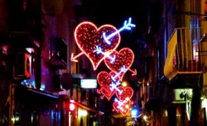 San Valentino a Napoli: Chiaia in love 2018, si accendono le luci