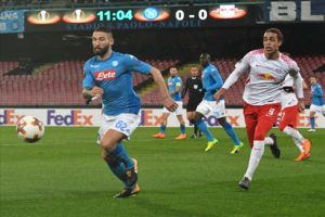 Europa League: Napoli demotivato cade col Lipsia 3-1 al San Paolo