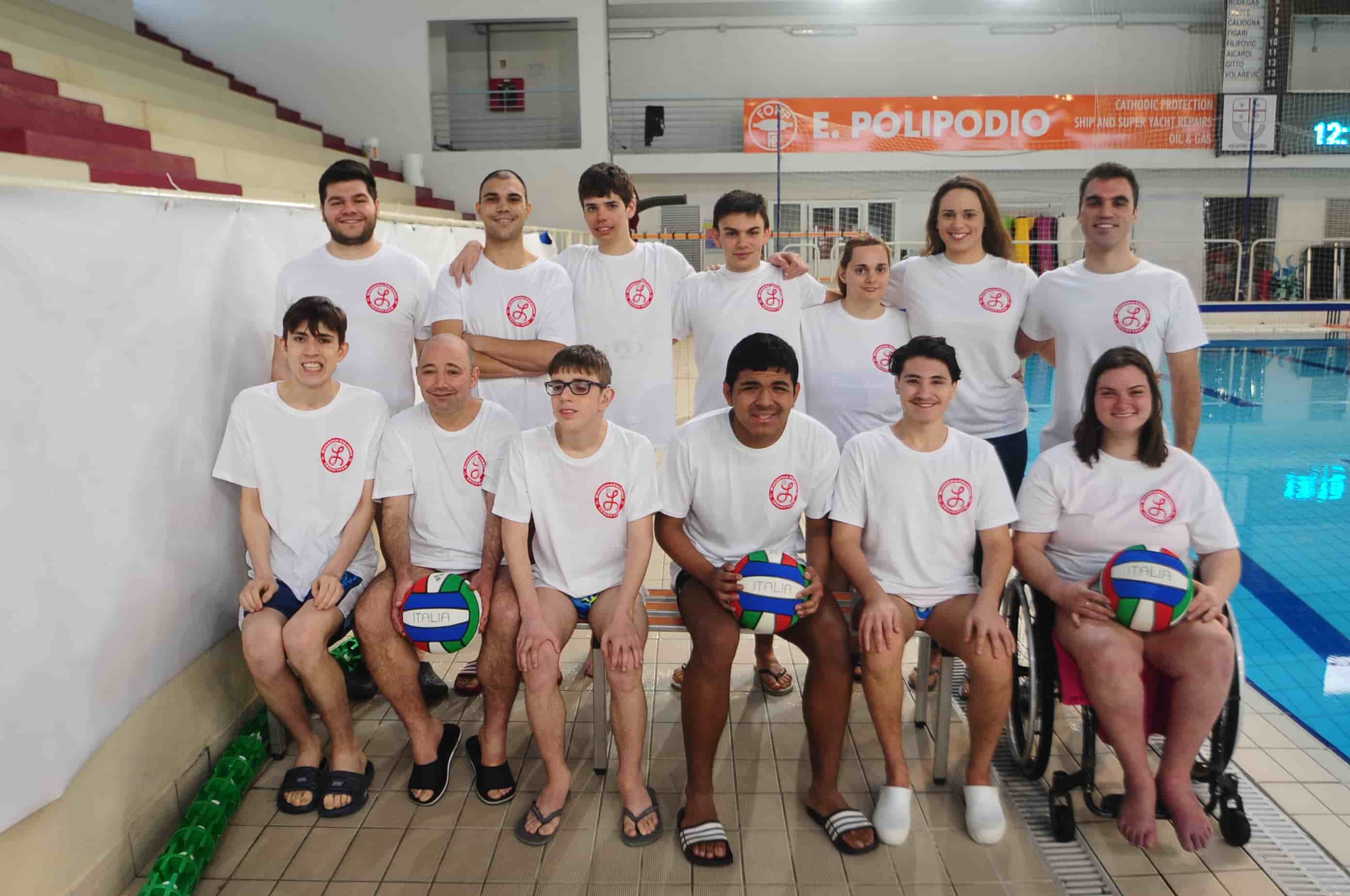 Waterpolo Columbus, ecco il primo allenamento dei ragazzi diversamente