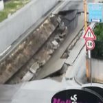 Cronaca di Napoli. Giugliano, paura per il crollo di una strada in centro