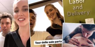 Chiara Ferragni e Fedez in giro per sale parto a Los Angeles