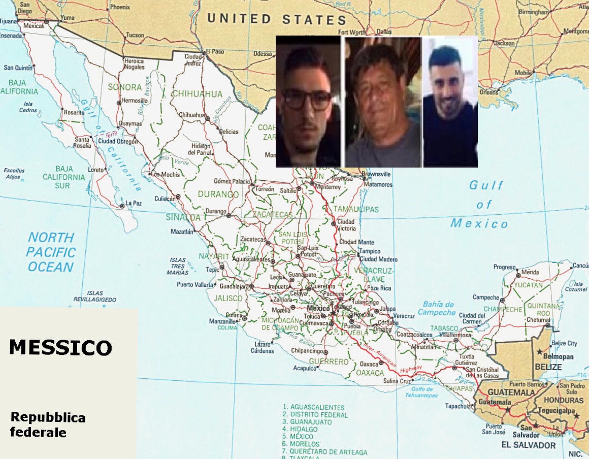 Napoletani scomparsi in Messico, spunta la pista narcos