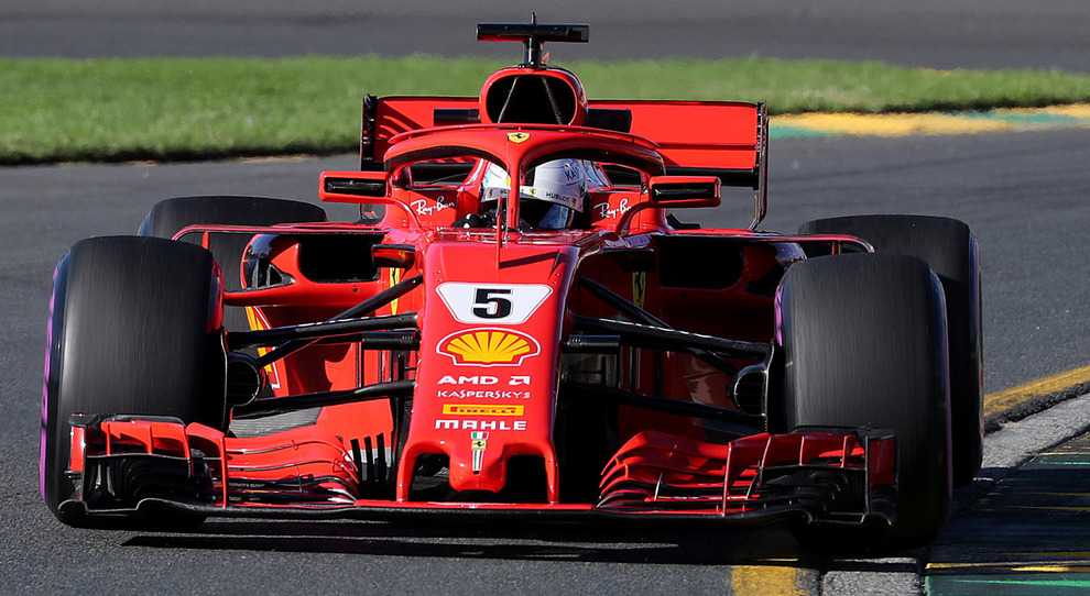 Gp d'Austrialia, Sebastian Vettel trionfa su Ferrari Gp d'Austrialia, Sebastian Vettel trionfa su Ferrari