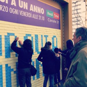 Da qui a un anno, nel cuore di Napoli il muro degli obiettivi del programma