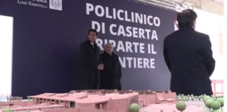 Caserta, per Pasqua chiude il cantiere del Policlinico Universitario