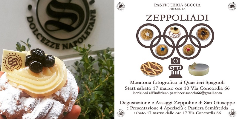 Zeppoliadi, la maratona fotografica del gusto e dei sapori da Seccia ai Quartieri Spagnoli