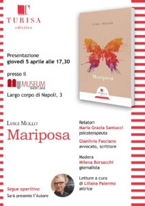 Mariposa, il nuovo libro di Luigi Mollo