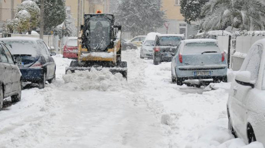 Meteo Campania, ritorna l'allerta neve e ghiaccio sulle strade