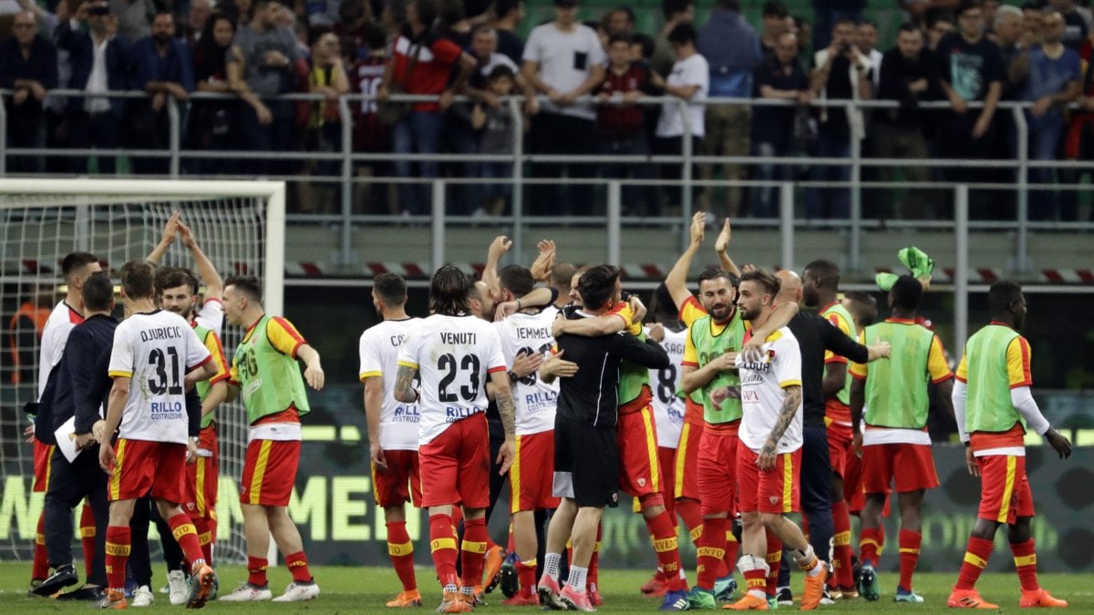 Benevento, i sanniti retrocedono in Serie B con grande onore