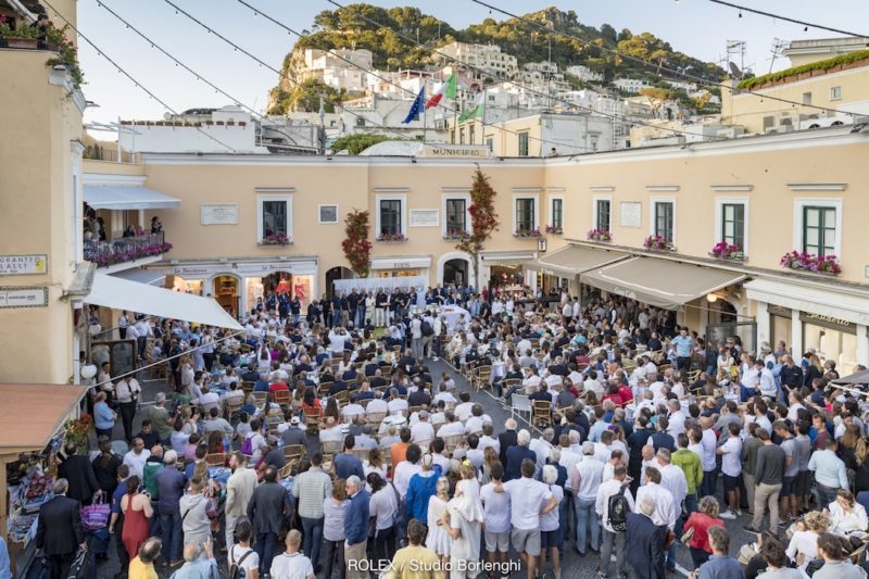 Rolex Capri Sailing Week, cerimonia di premiazione in piazzetta