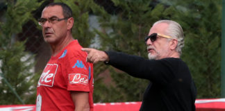 Calcio Napoli, Sarri: "A De Laurentiis posso dire solo grazie"