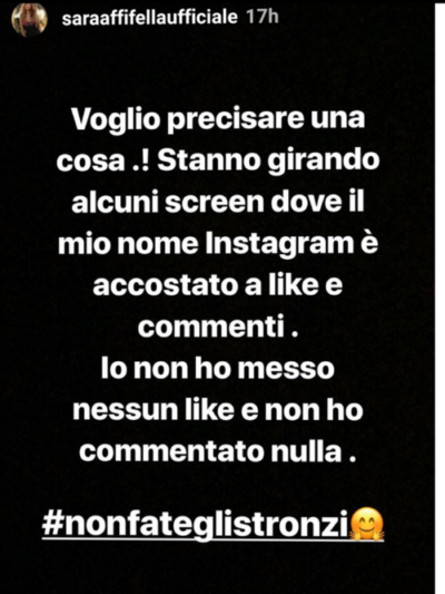 Gossip Uomini e Donne. E' finita tra Sara Affi Fella e Luigi Mastroianni?