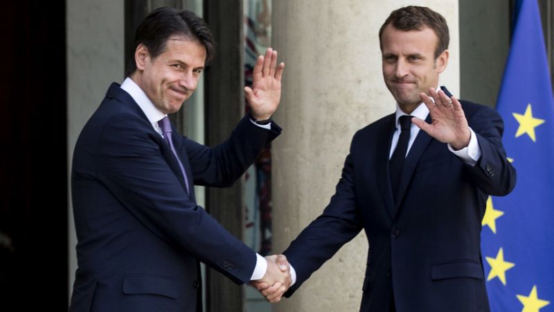 Incontro Conte Macron a Parigi cooperazione sui migranti