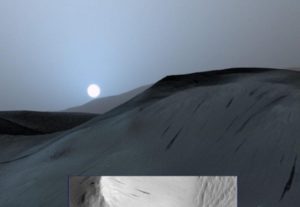 Lo spettacolo di Marte in 3d, tra crateri, tramonti e arcobaleni