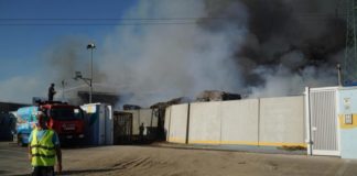Allarme diossina: maxi incendio in un'azienda che smaltisce rifiuti a San Vitaliano
