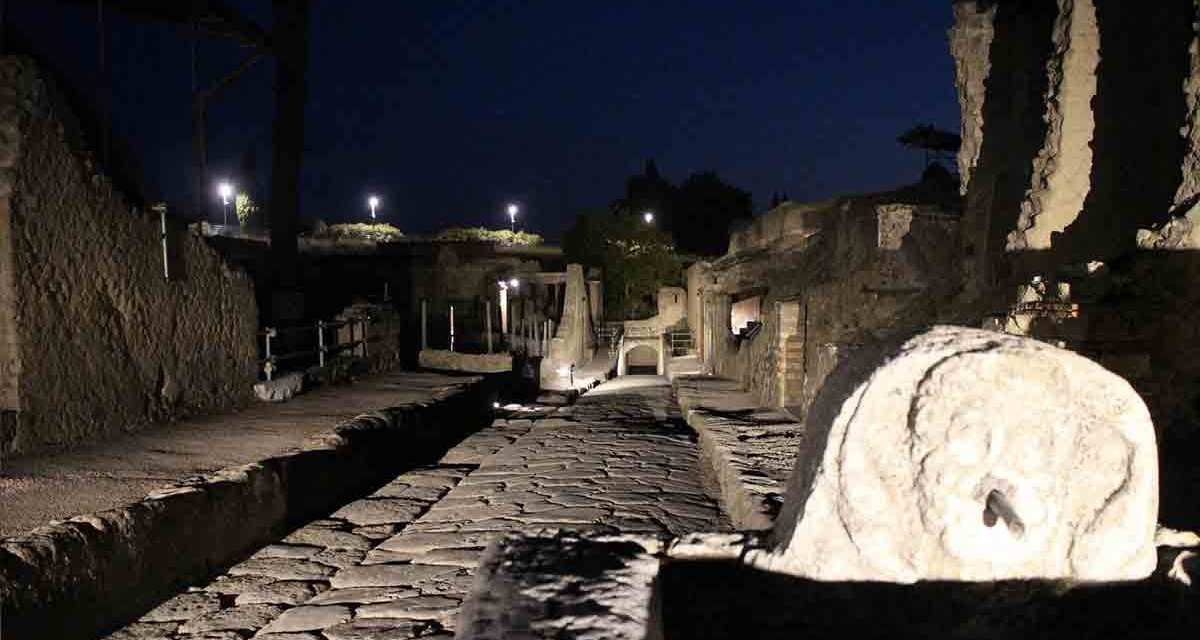 Raddoppiano le serate al Parco Archeologico di Ercolano con nuovi eventi