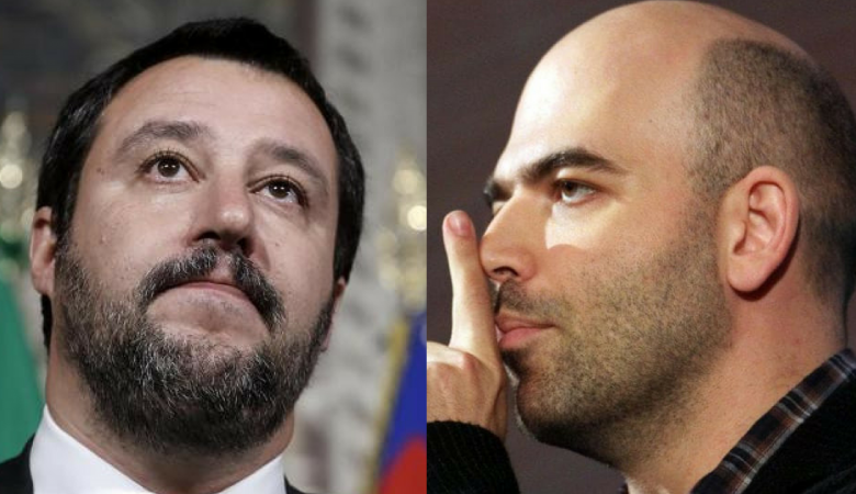 Diciotti, si riaccende lo scontro tra Salvini e Saviano