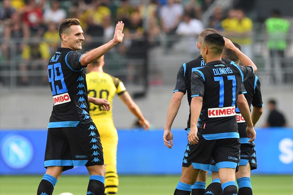 Calcio Napoli: convincente 3-1 al Borussia Dortmund
