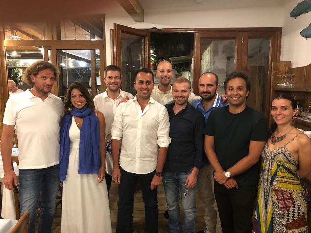 Luigi Di Maio, serata di relax a Capri per il vicepremier