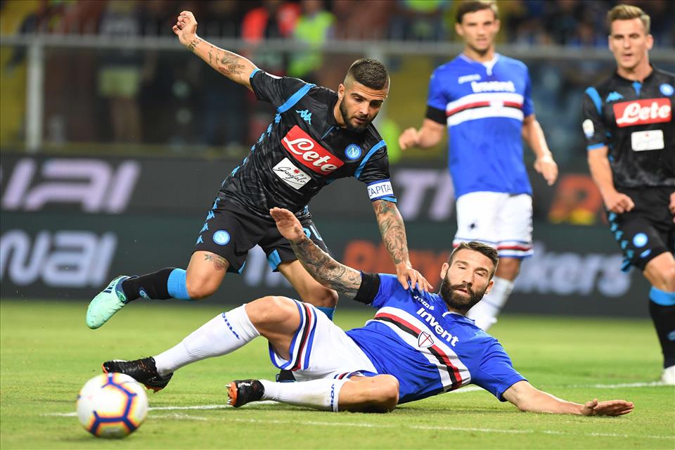 Calcio Napoli. Azzurri snaturati, confusi e nervosi: la Samp vince 3-0