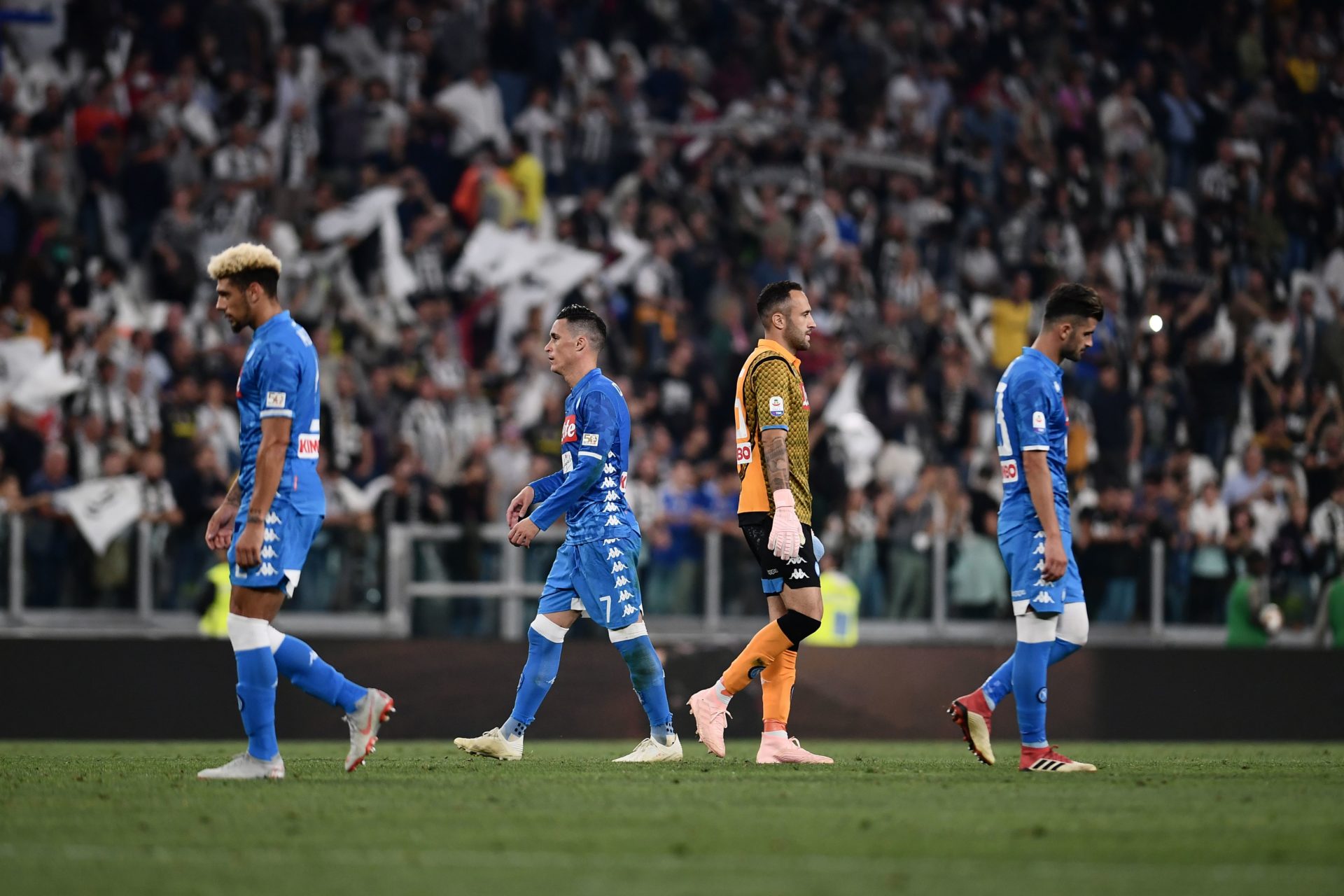 Juventus-Napoli 3-1, Mandzukic e Bonucci ribaltano la rete di Mertens